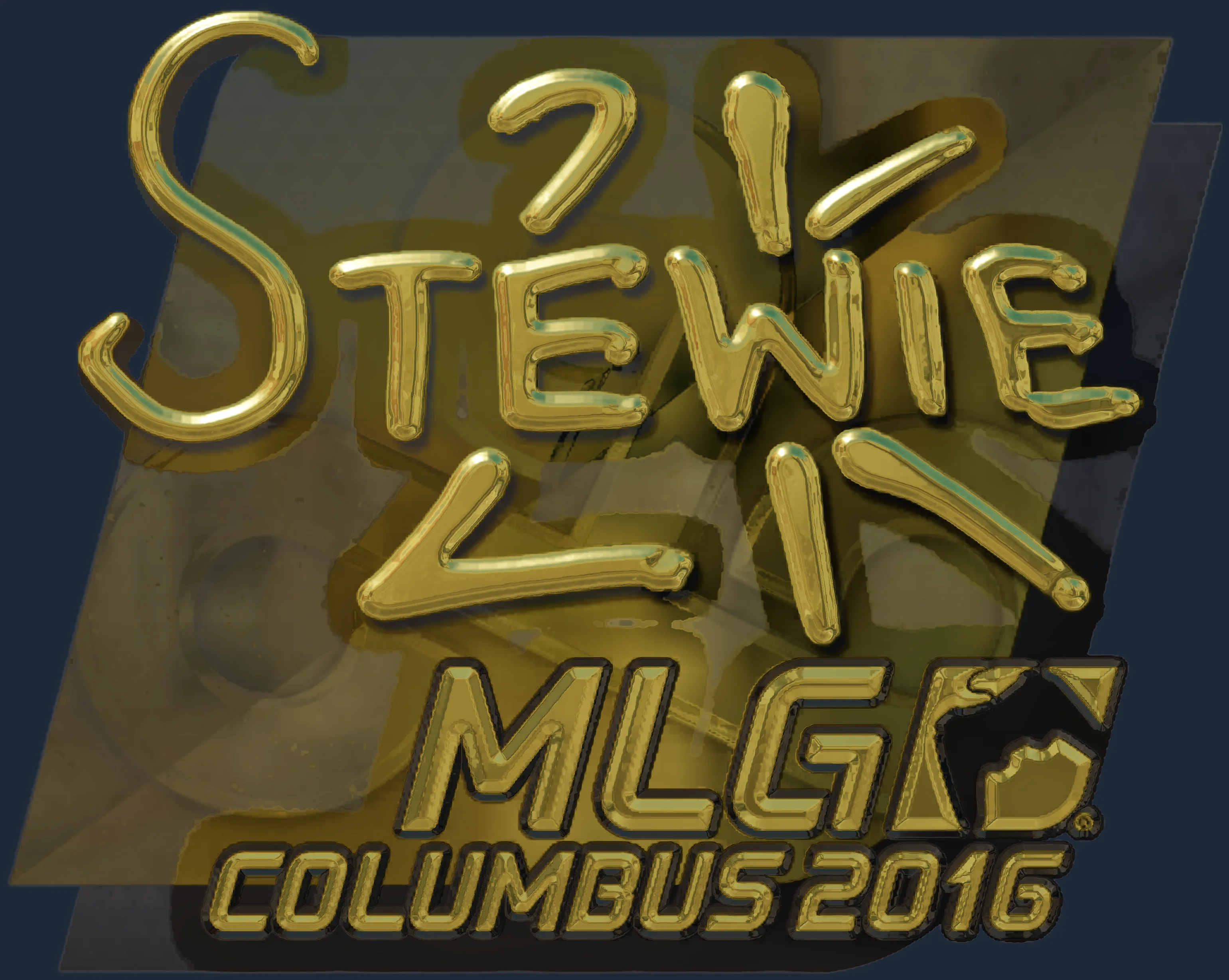 Sticker | Stewie2K (Gold) | MLG Columbus 2016 Image