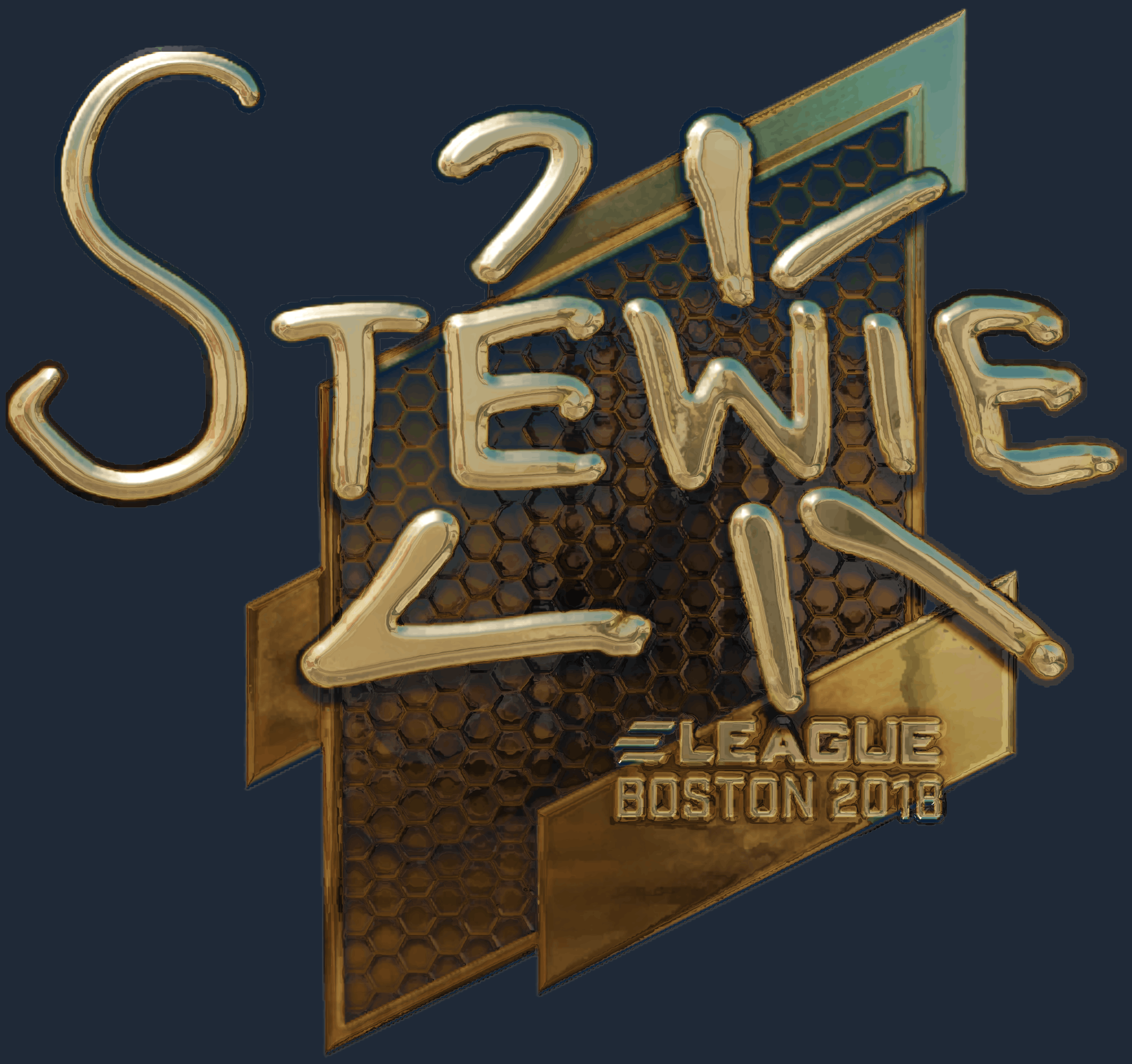 Sticker | Stewie2K (Gold) | Boston 2018 Image