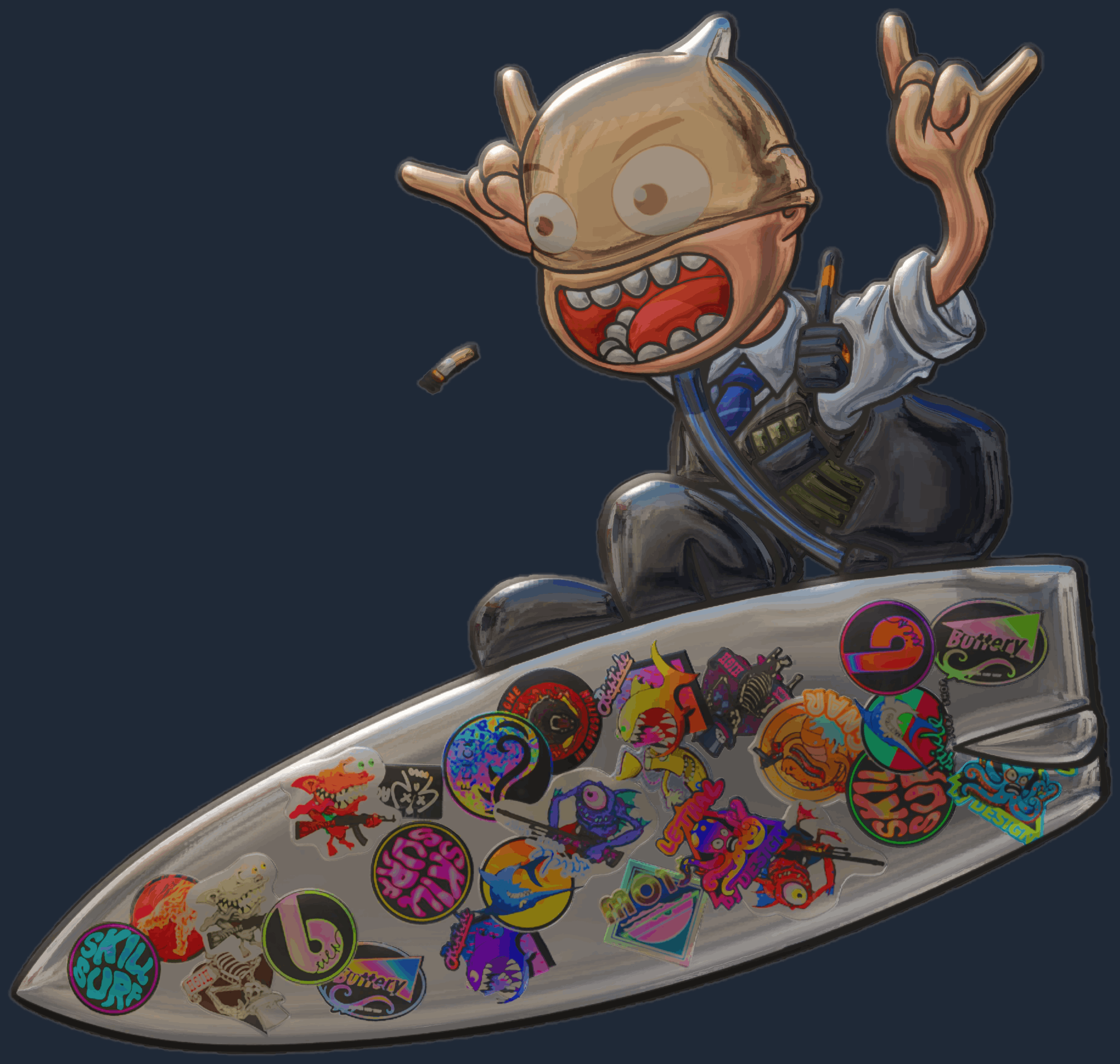 Sticker | Sticker Bomb Surf K (Foil) Image