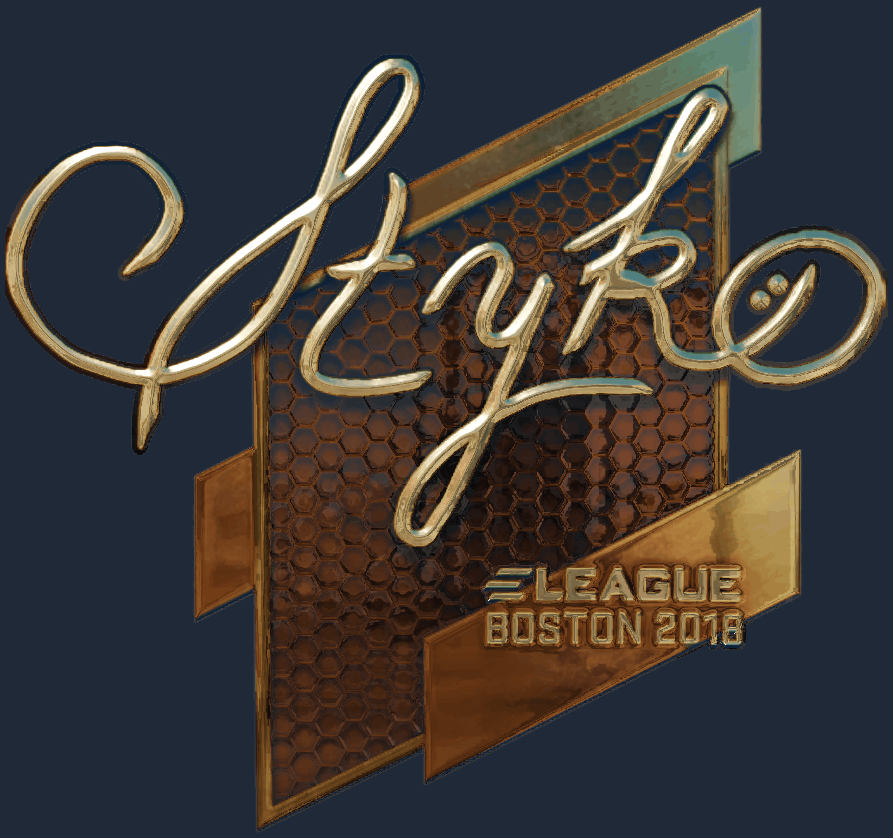 Sticker | STYKO (Gold) | Boston 2018 Image