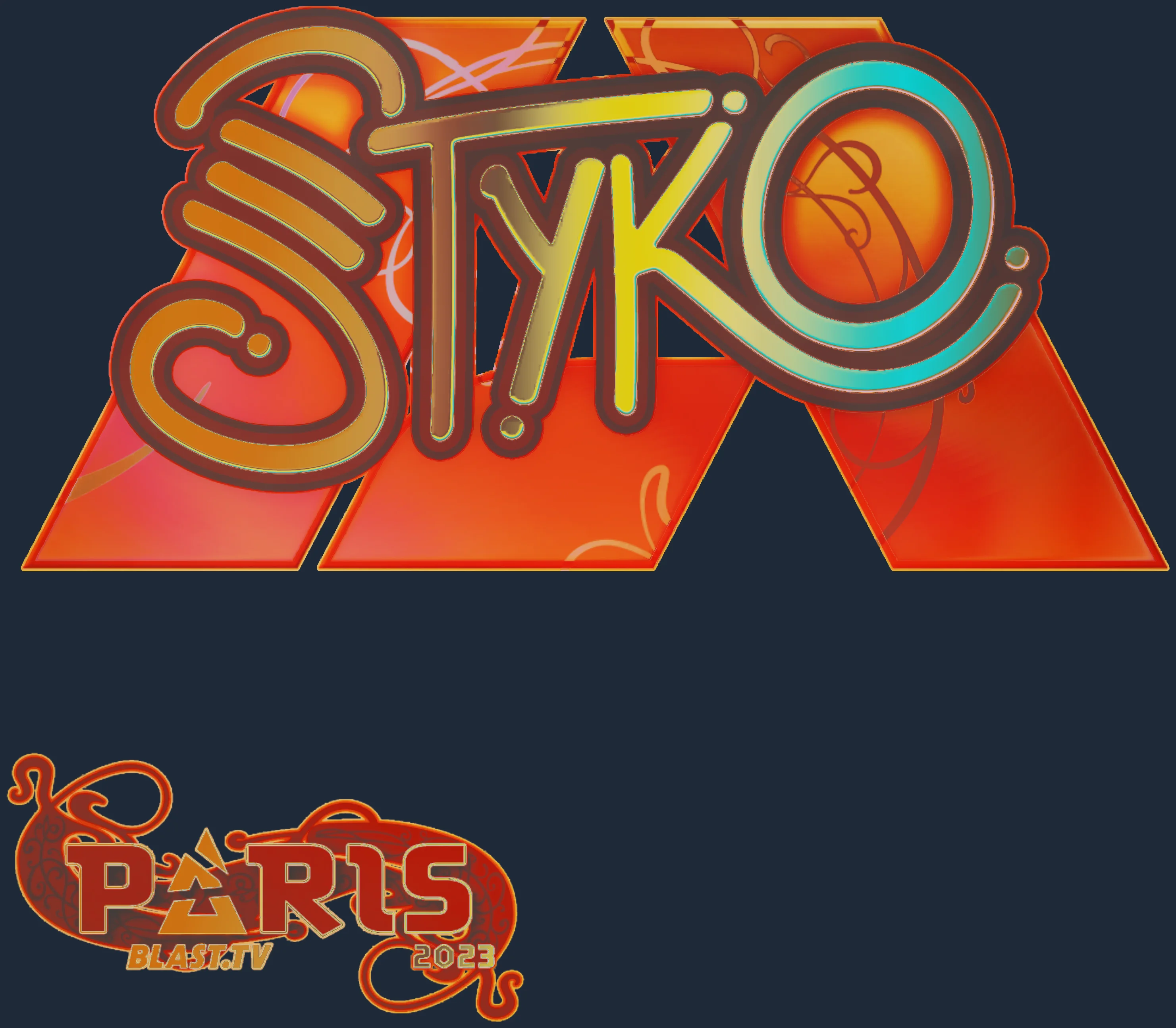 Sticker | STYKO (Holo) | Paris 2023 Image