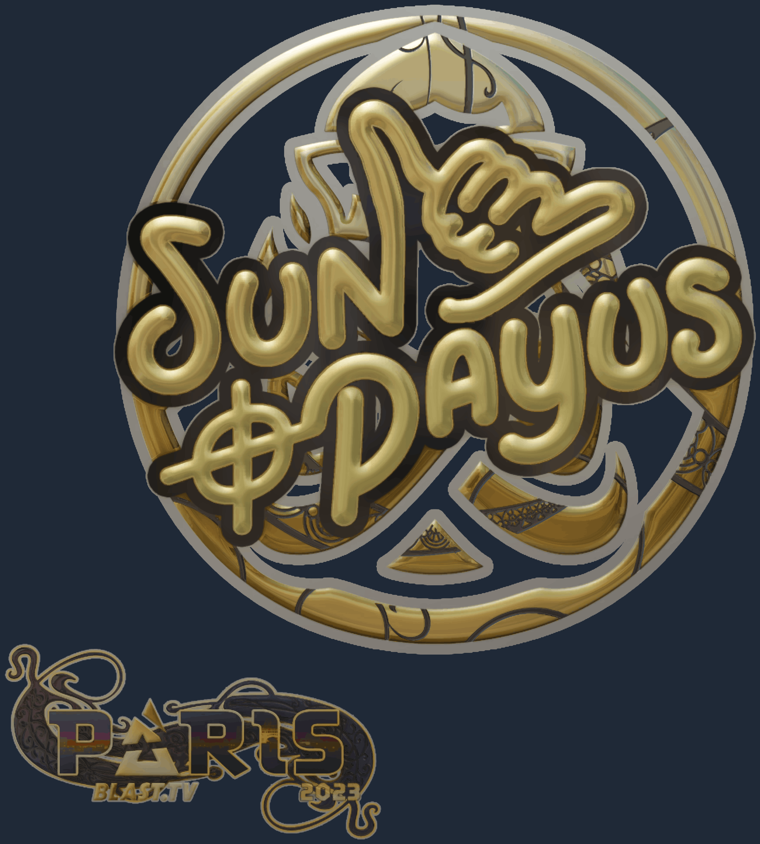 Sticker | SunPayus (Gold) | Paris 2023 Image