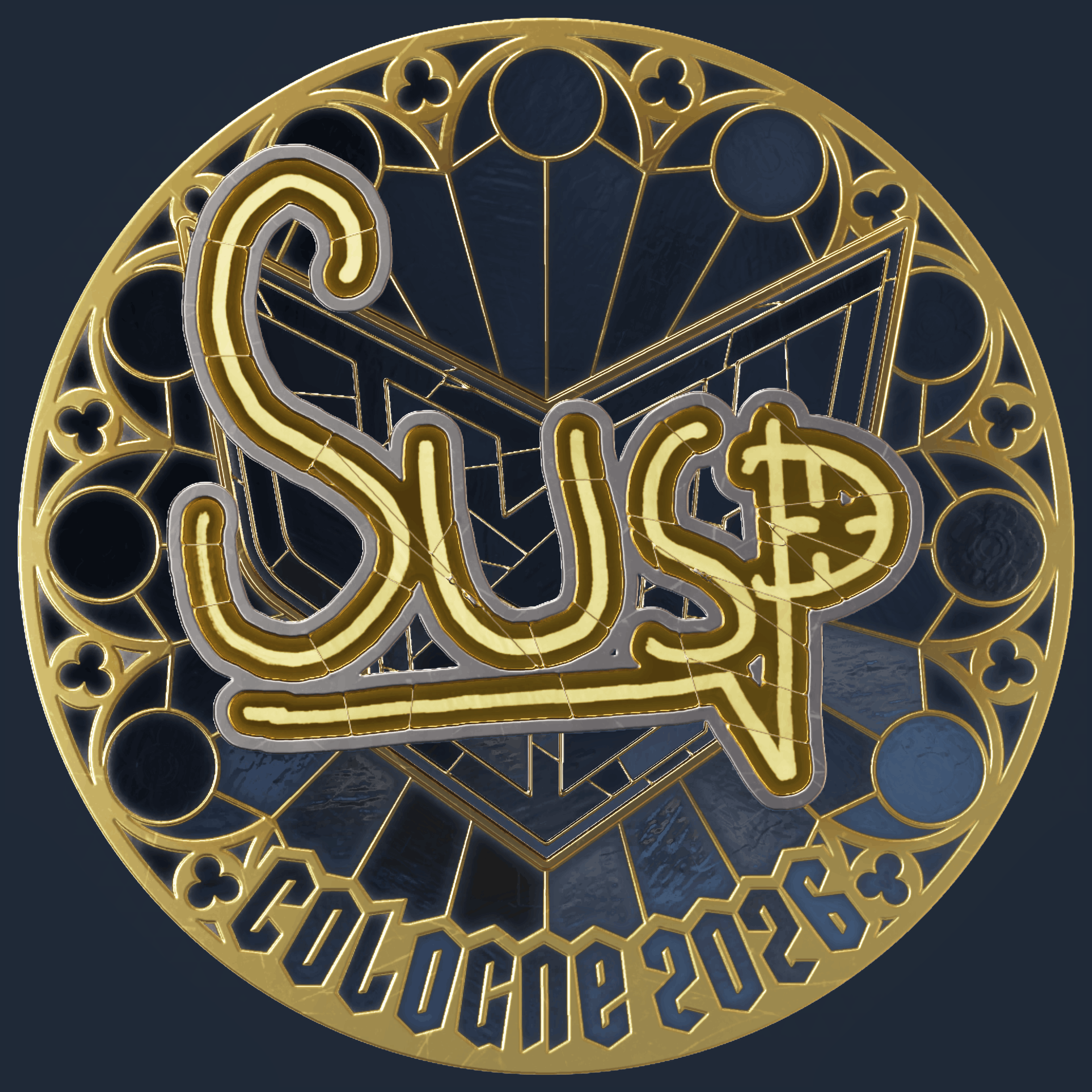 Sticker | susp (Gold) | Cologne 2026 Image