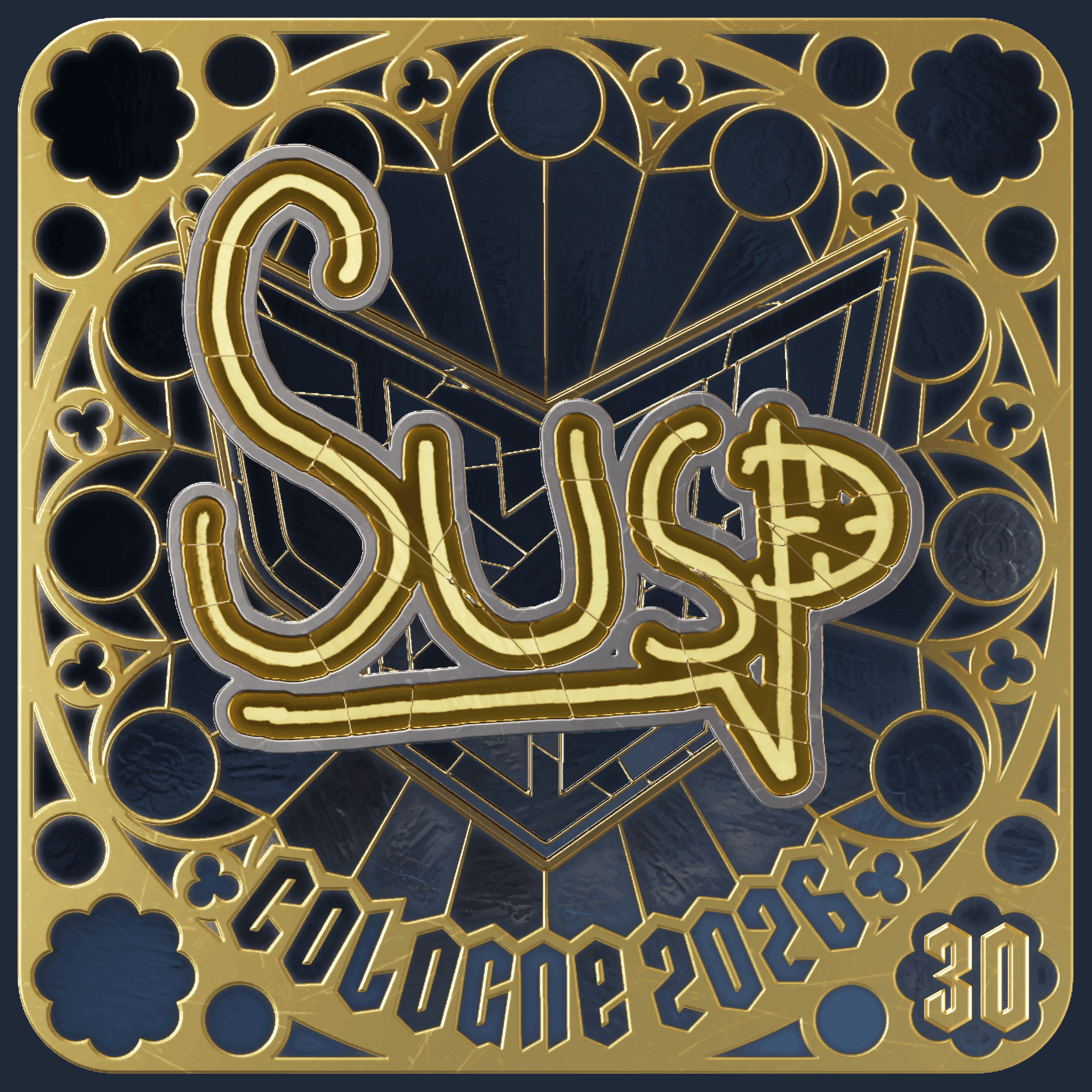 Sticker | susp (Gold, Ranked) | Cologne 2026 Image