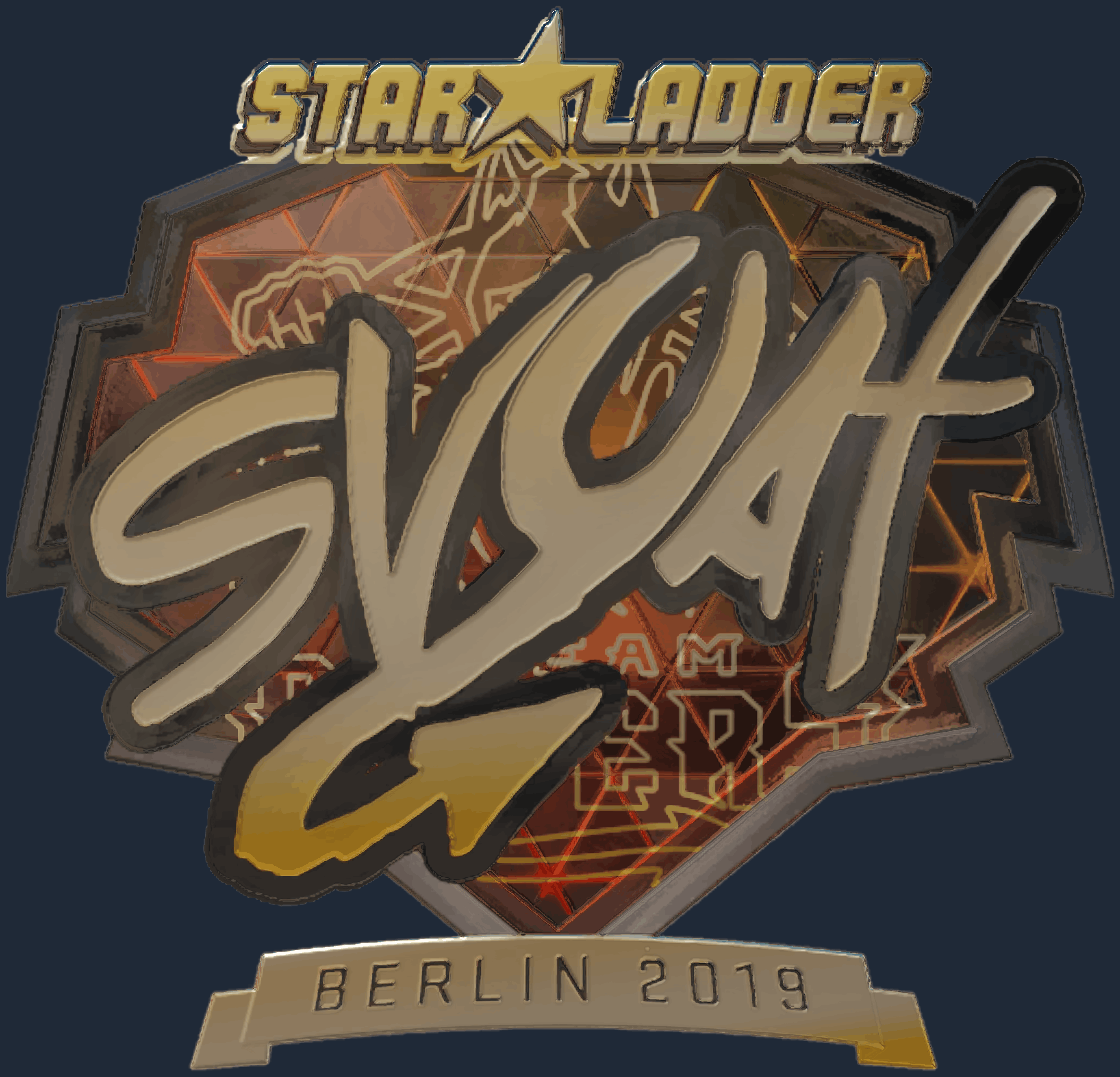 Sticker | svyat (Gold) | Berlin 2019 Image