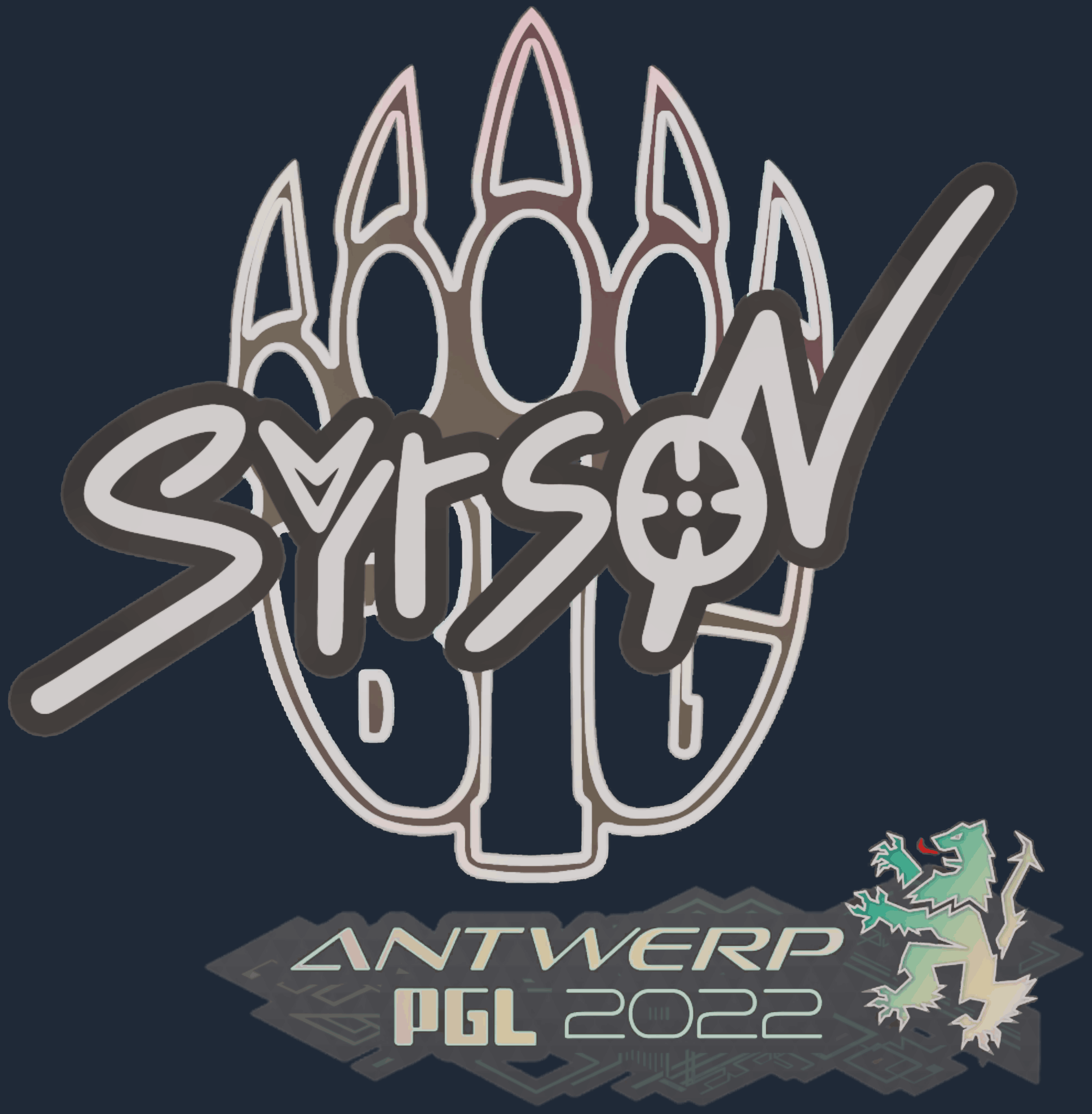 Sticker | syrsoN | Antwerp 2022 Image