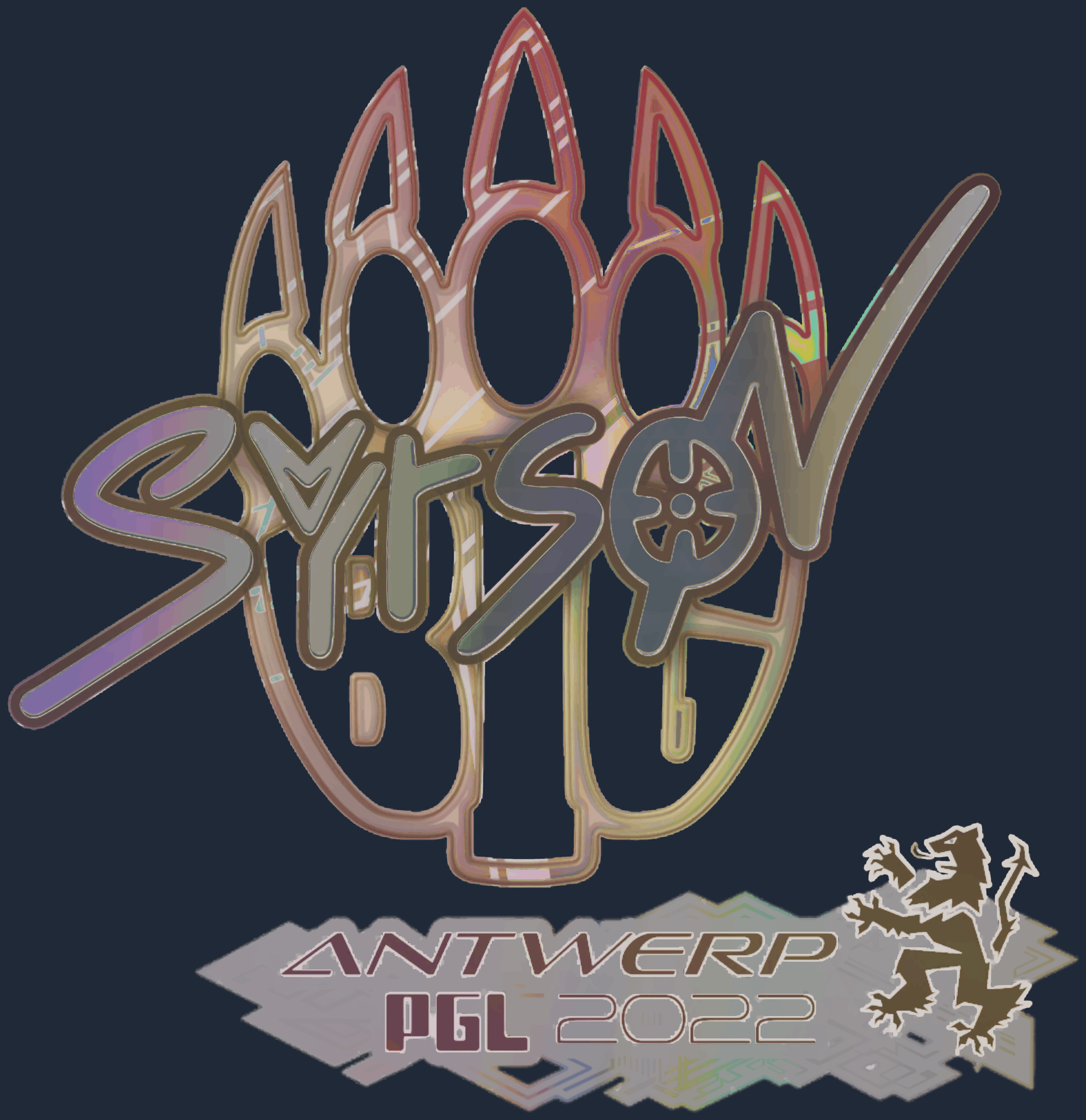 Sticker | syrsoN (Holo) | Antwerp 2022 Image