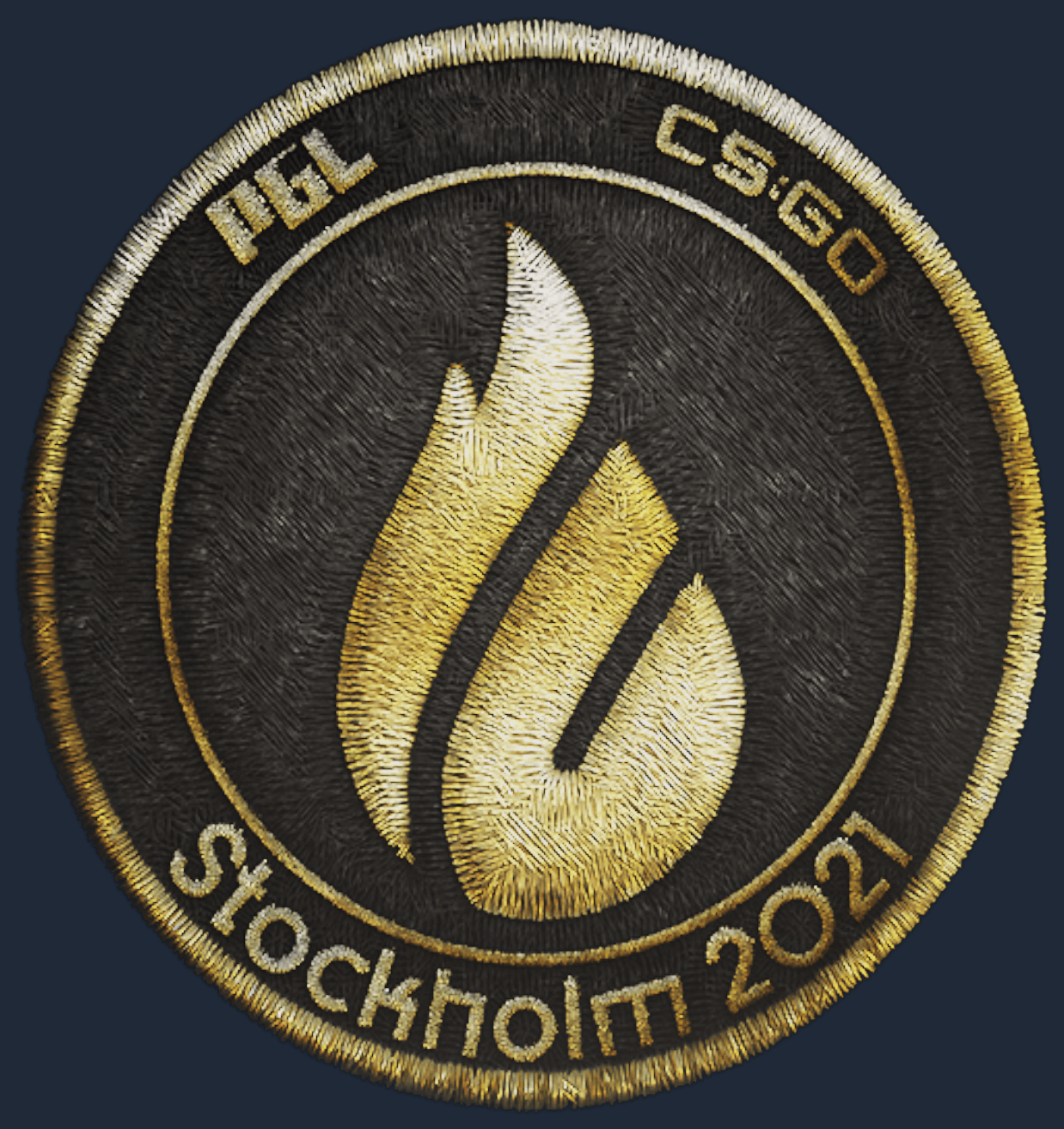 Patch | Copenhagen Flames (Gold) | Stockholm 2021 Image