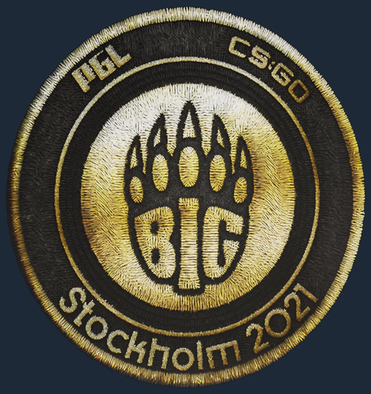 Patch | BIG (Gold) | Stockholm 2021 Image