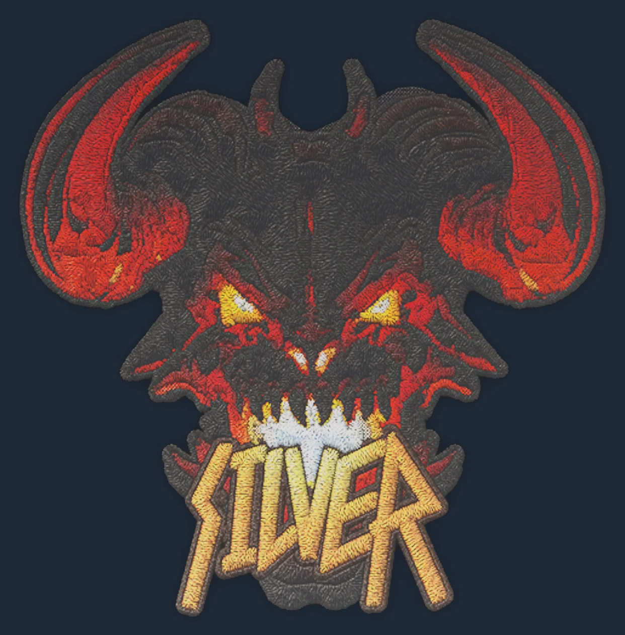 Patch | Metal Silver Demon Image