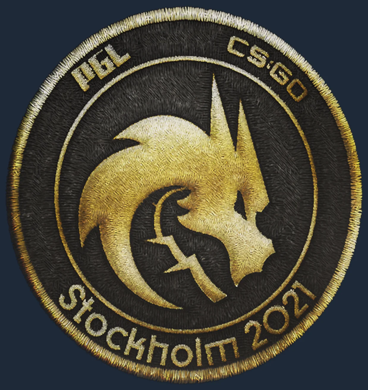 Patch | Team Spirit (Gold) | Stockholm 2021 Image