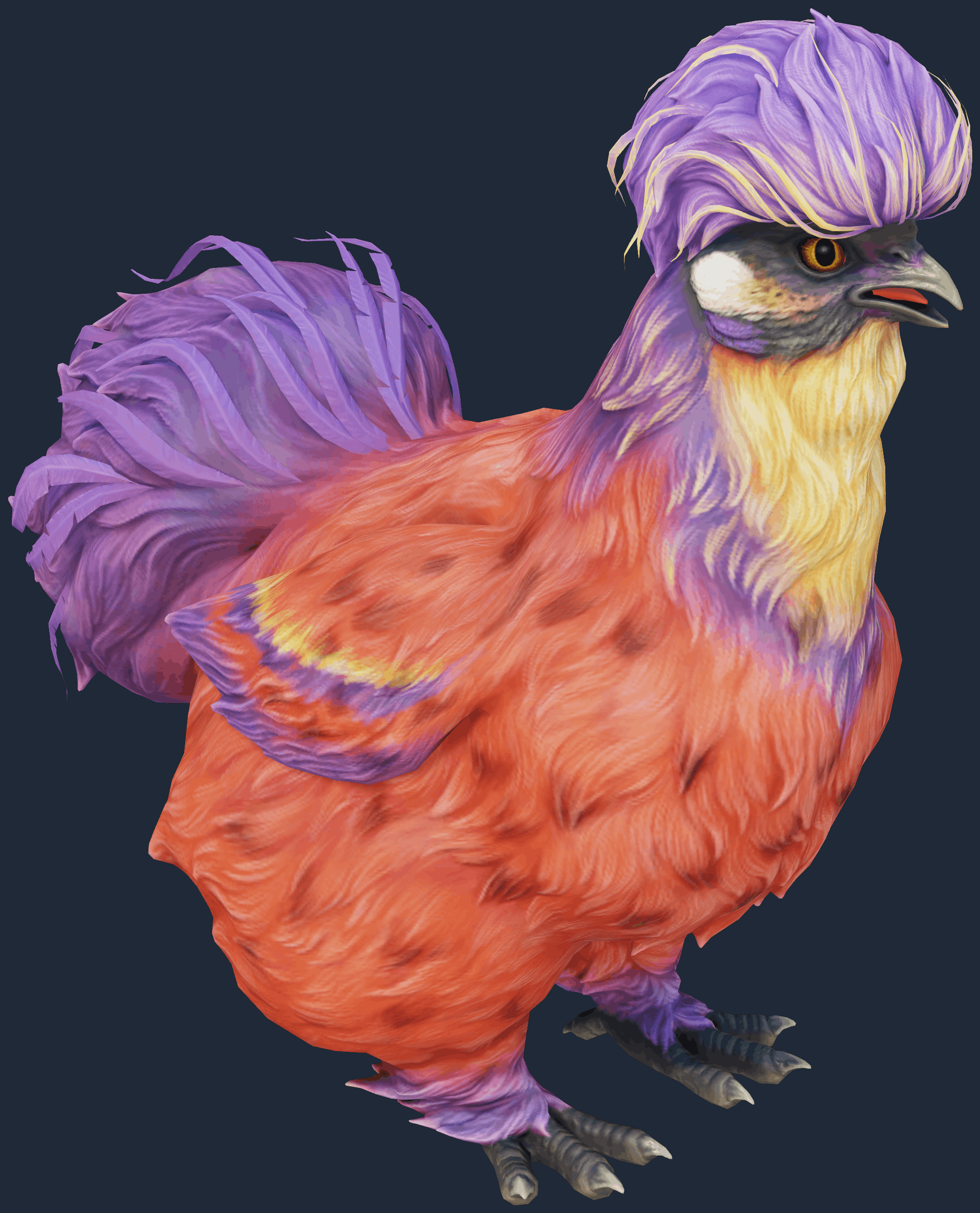 Pet Chicken | Silkie (Red Beetle) Image