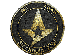Patch | Astralis (Gold) | Stockholm 2021