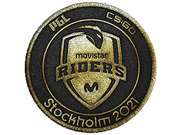 Patch | Movistar Riders (Gold) | Stockholm 2021
