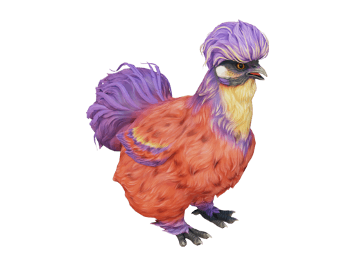 Pet Chicken | Silkie (Red Beetle)