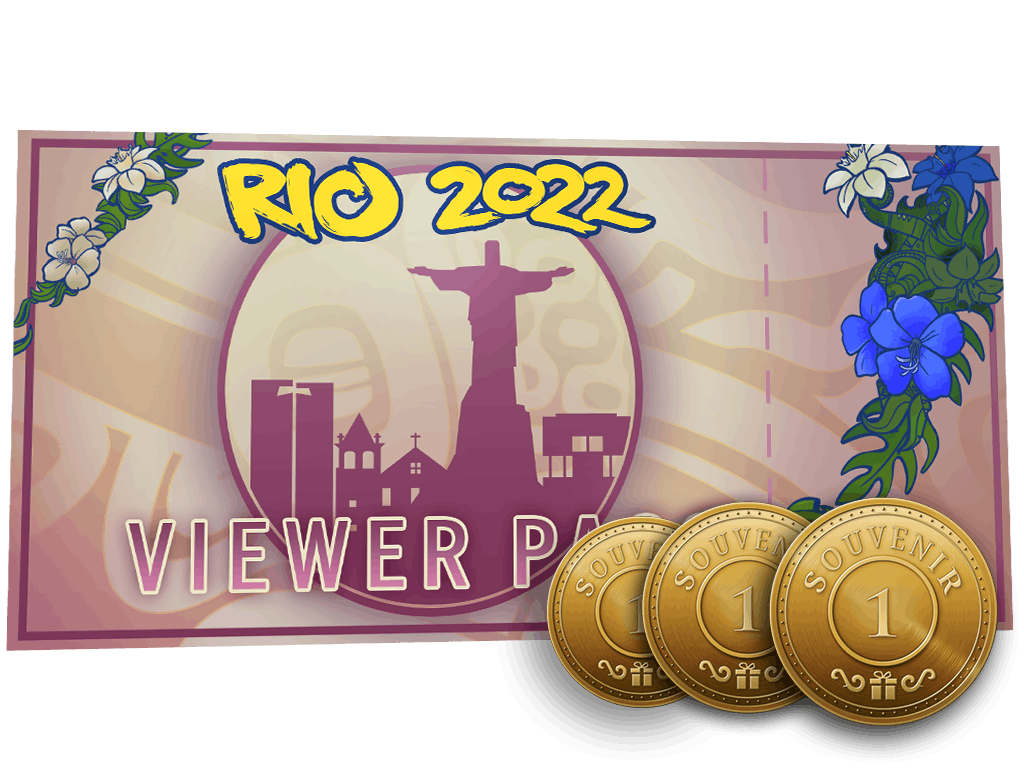 Rio 2022 Viewer Pass + 3 Souvenir Tokens