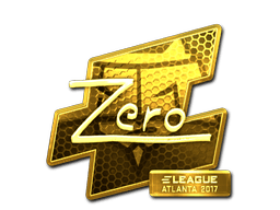 Sticker | Zero (Gold) | Atlanta 2017
