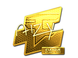 Sticker | aizy (Gold) | Atlanta 2017