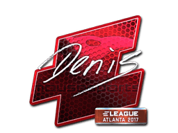 Sticker | denis (Foil) | Atlanta 2017
