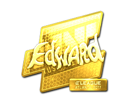 Sticker | Edward (Gold) | Atlanta 2017