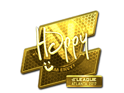 Sticker | Happy (Gold) | Atlanta 2017