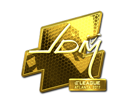 Sticker | jdm64 (Gold) | Atlanta 2017