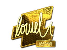 Sticker | loWel (Gold) | Atlanta 2017