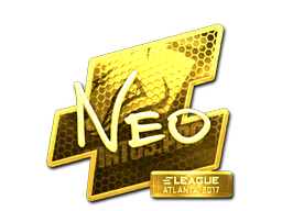 Sticker | NEO (Gold) | Atlanta 2017