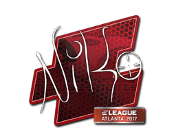 Sticker | NiKo | Atlanta 2017