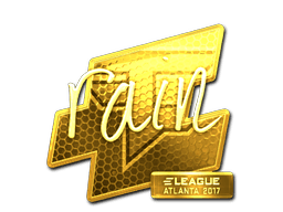 Sticker | rain (Gold) | Atlanta 2017