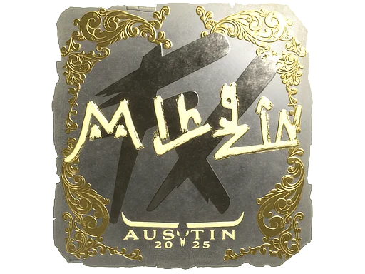 Sticker | mlhzin (Gold) | Austin 2025