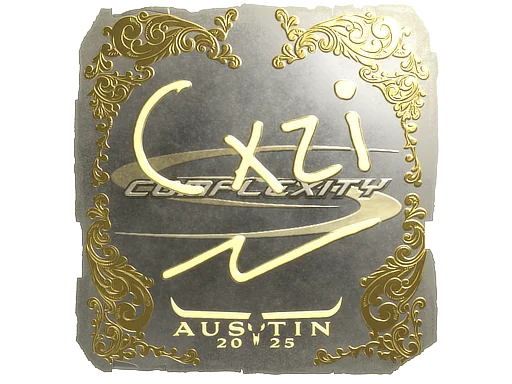 Sticker | Cxzi (Gold) | Austin 2025