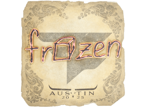 Sticker | frozen | Austin 2025