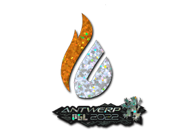 Sticker | Copenhagen Flames (Glitter) | Antwerp 2022