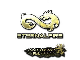 Sticker | Eternal Fire (Gold) | Antwerp 2022