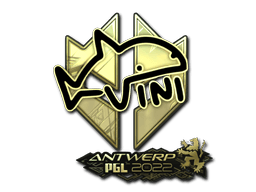 Sticker | VINI (Gold) | Antwerp 2022