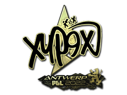 Sticker | Xyp9x (Gold) | Antwerp 2022