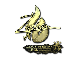 Sticker | Zyphon (Gold) | Antwerp 2022