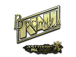 Sticker | Boombl4 (Gold) | Antwerp 2022