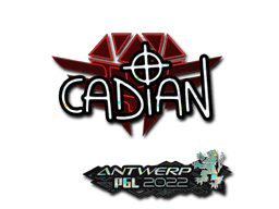 Sticker | cadiaN (Glitter) | Antwerp 2022