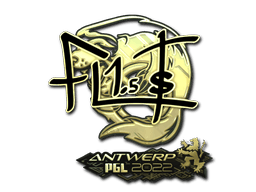 Sticker | FL1T (Gold) | Antwerp 2022