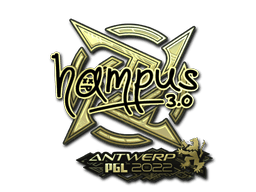 Sticker | hampus (Gold) | Antwerp 2022