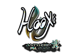Sticker | HooXi (Glitter) | Antwerp 2022