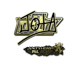 Sticker | JOTA (Gold) | Antwerp 2022