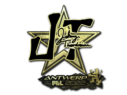 Sticker | JT (Gold) | Antwerp 2022