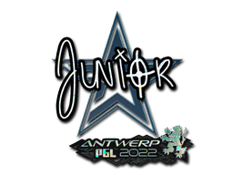 Sticker | junior (Glitter) | Antwerp 2022