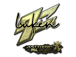 Sticker | luken (Gold) | Antwerp 2022