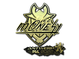 Sticker | m0NESY (Gold) | Antwerp 2022