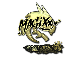 Sticker | magixx (Gold) | Antwerp 2022