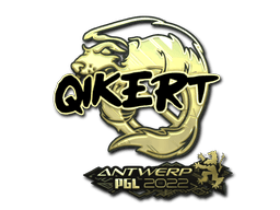 Sticker | qikert (Gold) | Antwerp 2022